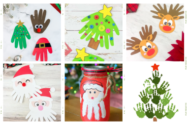 christmas handprint crafts
