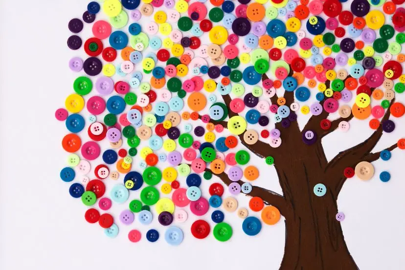 button crafts for kids