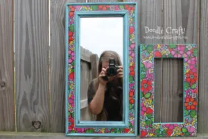 duct tape picture frame