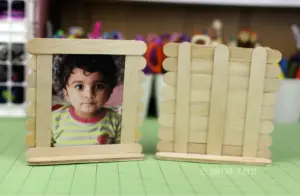 craft stick photo frame
