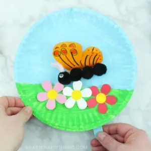 Paper Plate Butterfly craft