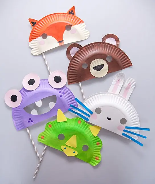 paper plate masks