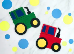 popsickle stick tractor