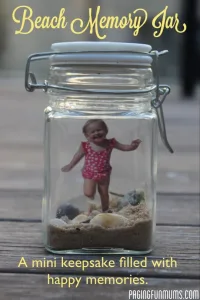 Beach memory jar